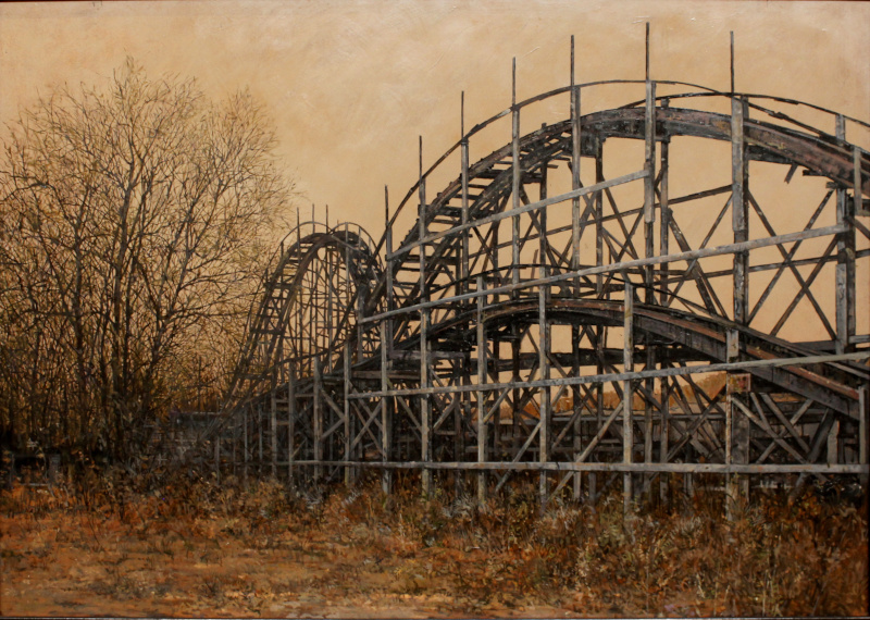 David Higgins and Renee Berry Roller Coaster