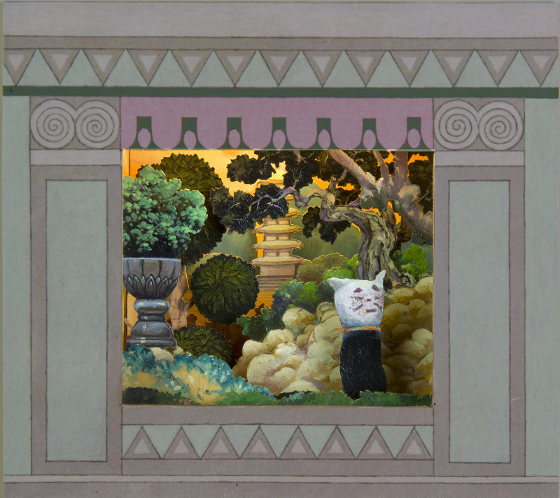 Sock Toy with Acne Shadowbox (detail)
